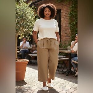 Nautica Womens linen blend pants